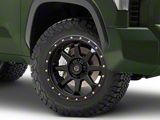Deegan 38 by Mammoth Phantom 38 Flow Formed Satin Black 6-Lug Wheel; 20x9; 12mm Offset (22-26 Tundra)