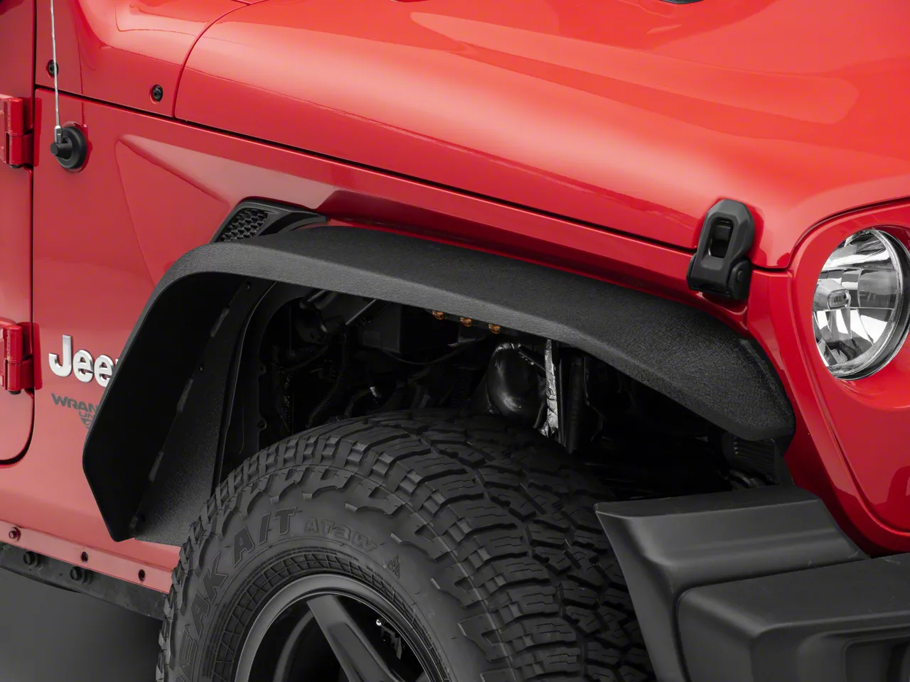 Smittybilt Jeep Wrangler XRC Tubular Fender Flares; Front