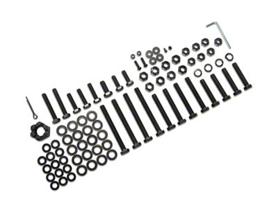 Deegan 38 by Mammoth Replacement Rear Bumper Hardware Kit for J108781 Only (07-18 Jeep Wrangler JK)