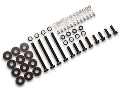 Deegan 38 by Mammoth Replacement Rear Bumper Hardware Kit for J108781 Only (07-18 Jeep Wrangler JK)