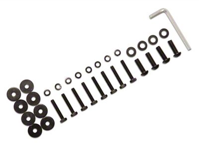 Deegan 38 by Mammoth Replacement Rock Slider Hardware Kit for J130806-JL Only (18-25 Jeep Wrangler JL 2-Door)