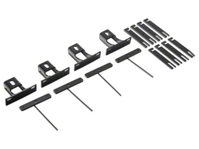 Deegan 38 by Mammoth Replacement Rock Slider Hardware Kit for J136025 Only (07-18 Jeep Wrangler JK 2-Door)