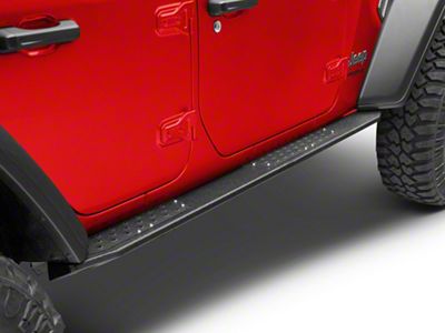 Deegan 38 by Mammoth Rock Sliders with LED Rock Lights (18-25 Jeep Wrangler JL 4-Door)
