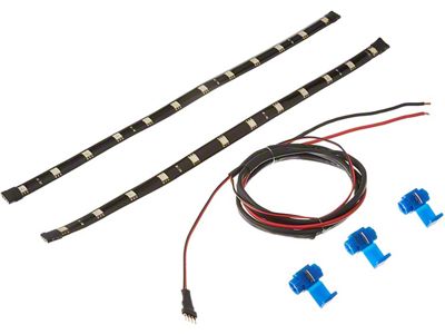 Delta Lights Door Accent LED Light Strip; Red (Universal; Some Adaptation May Be Required)