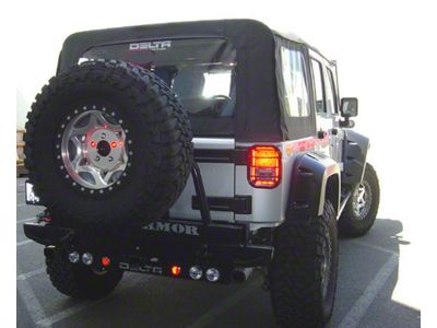 Delta Lights Waterproof LED Third Brake Lug Nuts (Universal; Some Adaptation May Be Required)