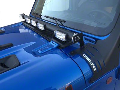 Delta Lights 48-Inch RANGE Windshield LED Light Bar (20-25 Jeep Gladiator JT)