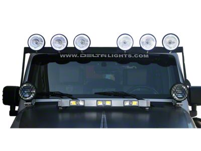 Delta Lights 52-Inch Horizon Bolt 500 Roof LED Light Bar with Halos (20-25 Jeep Gladiator JT)