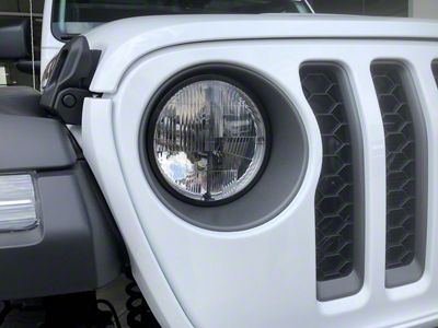 Delta Lights 7-Inch Quad-Bar Waterproof IP67 LED Headlights; Chrome Housing; Clear Lens (18-25 Jeep Wrangler JL)
