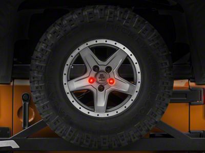 Delta Lights Waterproof LED Third Brake Lug Nuts (Universal; Some Adaptation May Be Required)