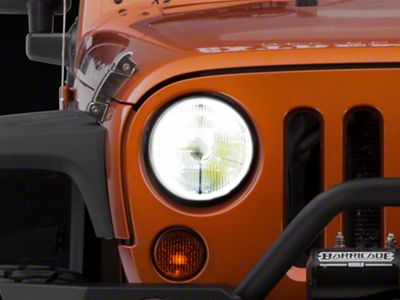 Delta Lights 7-Inch Classic LED Headlights; Chrome Housing; Clear Lens (97-06 Jeep Wrangler TJ)