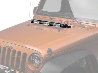 Delta Lights Tubular LED E-Hood Bar (07-18 Jeep Wrangler JK)
