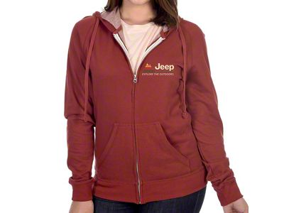 Detroit Shirt Company Men's Jeep Explore the Outdoors Hoodie; Spice Heather