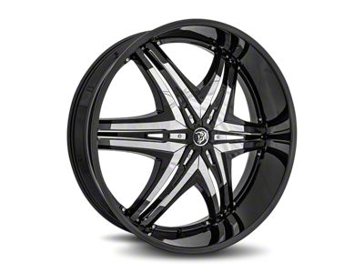 Diablo Wheels Elite Gloss Black 6-Lug Wheel; 28x10; 30mm Offset (04-15 Titan)