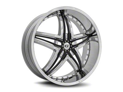 Diablo Wheels Blitz Chrome 6-Lug Wheel; 24x10; 35mm Offset (17-24 Titan)