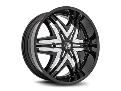 Diablo Wheels Elite Gloss Black 6-Lug Wheel; 24x10; 35mm Offset (17-24 Titan)
