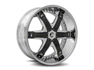 Diablo Wheels Fury Chrome 6-Lug Wheel; 24x10; 35mm Offset (16-24 Titan XD)