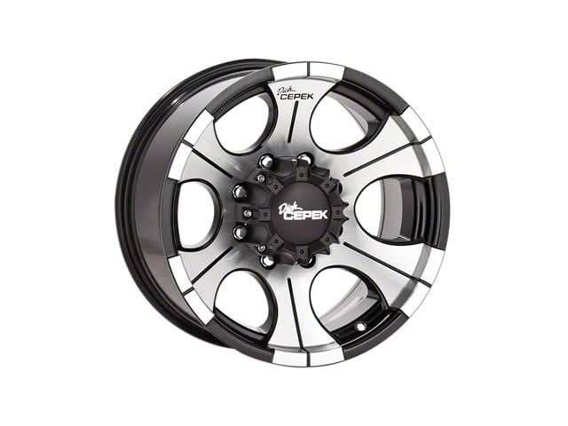 Dick Cepek Jeep Wrangler DC-2 Gloss Black Machined Wheel; 15x10; -47mm ...