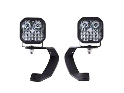 Diode Dynamics Stage Series SS3 Pro LED Ditch Light Kit; White Combo (10-24 4Runner)