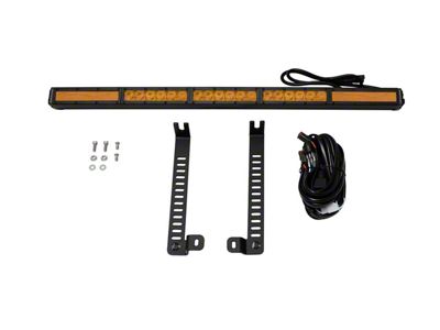 Diode Dynamics SS30 Single Stealth LED Light Bar Kit; Amber Combo (14-19 4Runner)