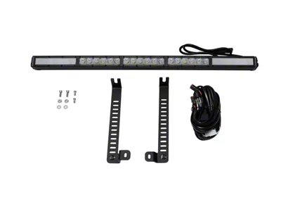 Diode Dynamics SS30 Single Stealth LED Light Bar Kit; White Combo (14-19 4Runner)