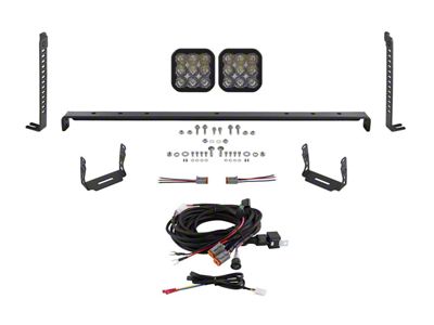 Diode Dynamics SS5 Sport 2-Pod Stealth Grille Light Bar Kit; White Driving (14-24 4Runner, Excluding Limited & Nightshade)