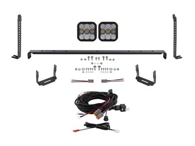 Diode Dynamics SS5 Sport 4-Pod Stealth Grille Light Bar Kit; White Combo (14-24 4Runner, Excluding Limited & Nightshade)