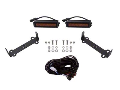 Diode Dynamics SS6 SAE/DOT LED LED Grille Light Bar Kit; Amber Driving (14-24 4Runner)