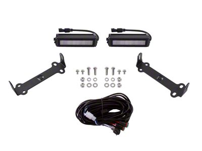 Diode Dynamics SS6 SAE/DOT LED LED Grille Light Bar Kit; White Wide (14-24 4Runner)