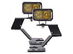 Diode Dynamics Stage Series SS2 Sport Backlit LED Ditch Light Kit; Yellow Combo (21-25 Bronco Sport)