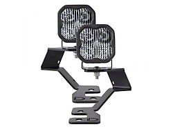Diode Dynamics Stage Series SS3 Pro Backlit LED Ditch Light Kit; White Combo (21-25 Bronco Sport)
