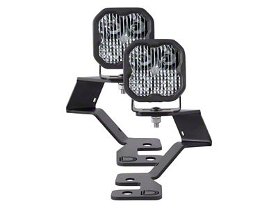 Diode Dynamics Stage Series SS3 Pro Backlit LED Ditch Light Kit; White Combo (21-25 Bronco Sport)