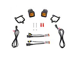 Diode Dynamics SSC1 LED Fog Light Kit; Yellow SAE Fog (21-26 Bronco Sport)