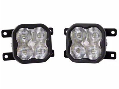 Diode Dynamics SS3 Sport Type AS ABL LED Fog Light Kit; White SAE Fog (21-25 Bronco w/ Plastic Front Bumper)