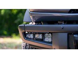 Diode Dynamics Stage Series Max Fog Light Pocket Kit; Yellow (21-25 Bronco w/ Modular Front Bumper)