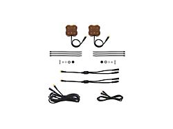Diode Dynamics Stage Series Single-Color LED Rock Light; Amber M8; 2-Pack (Universal; Some Adaptation May Be Required)