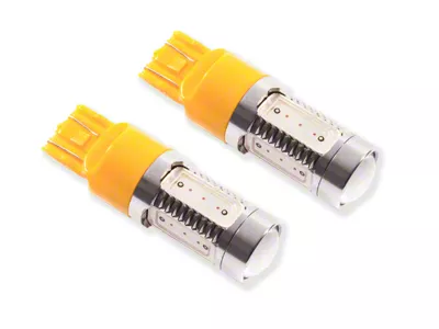 Diode Dynamics Amber Front Turn Signal LED Light Bulbs; 7443 HP11 (20-25 Jeep Gladiator JT)