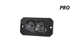 Diode Dynamics Stage Series C2 2.0 Pro Flush Mount LED Pod Light with Red Backlight; White Flood (Universal; Some Adaptation May Be Required)