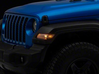 Diode Dynamics LED Front Side Marker Lights; Clear (20-25 Jeep Gladiator JT)