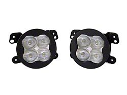Diode Dynamics SS3 Pro Type MS ABL LED Fog Light Kit; White SAE Fog (20-26 Jeep Gladiator JT w/ Factory Sport Plastic Bumper)