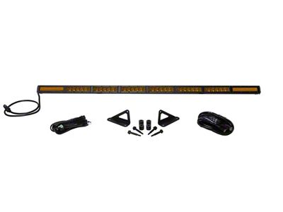 Diode Dynamics SS50 50-Inch Hood Mount LED Light Bar Kit; Amber Combo (20-25 Jeep Gladiator JT)
