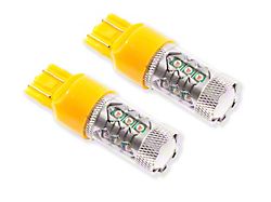 Diode Dynamics Amber Front Turn Signal LED Light Bulbs; 7443 XP80 (18-26 Jeep Wrangler JL)