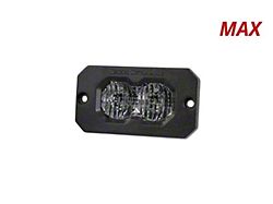 Diode Dynamics Stage Series C2 2.0 Max Flush Mount LED Pod Light with Red Backlight; White Flood (Universal; Some Adaptation May Be Required)