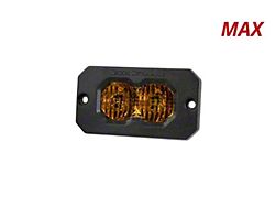 Diode Dynamics Stage Series C2 2.0 Max Flush Mount LED Pod Light with Amber Backlight; Yellow Flood (Universal; Some Adaptation May Be Required)