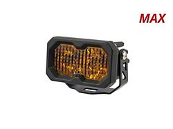 Diode Dynamics Stage Series C2 2.0 Max Standard LED Pod Light with Amber Backlight; Yellow Flood (Universal; Some Adaptation May Be Required)