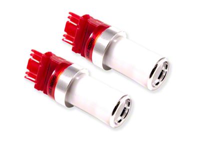 Diode Dynamics Red LED Tail Light Bulbs; 3157 HP48 (18-25 Jeep Wrangler JL w/ Factory Halogen Tail Lights)