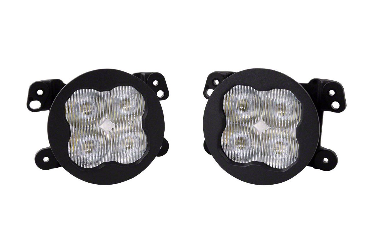 Diode Dynamics Jeep Wrangler SS3 Pro Type MR ABL LED Fog Light Kit ...