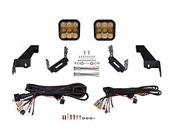 Diode Dynamics SS5 Pro Bumper LED Pod Light Kit; Yellow Combo (18-25 Jeep Wrangler JL)
