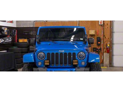 Diode Dynamics SS5 Pro CrossLink Bumper Light Bar Kit; White Driving (07-18 Jeep Wrangler JK)
