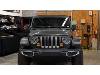 Diode Dynamics SS5 Pro CrossLink Bumper Light Bar Kit; White Driving (18-25 Jeep Wrangler JL)