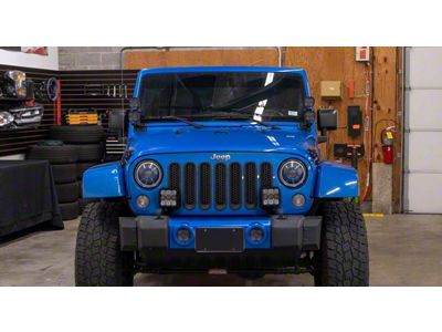 Diode Dynamics SS5 Sport CrossLink Bumper Light Bar Kit; White Driving (07-18 Jeep Wrangler JK)